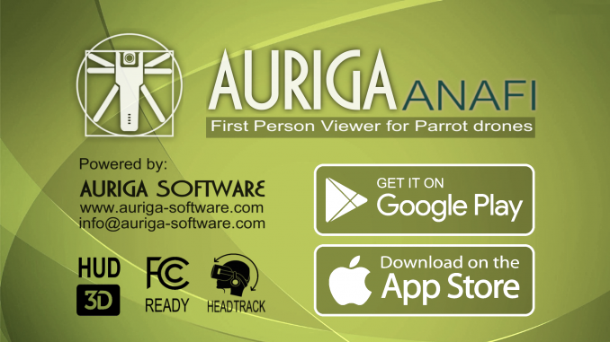 Auriga Anafi app is available on: - Auriga apps